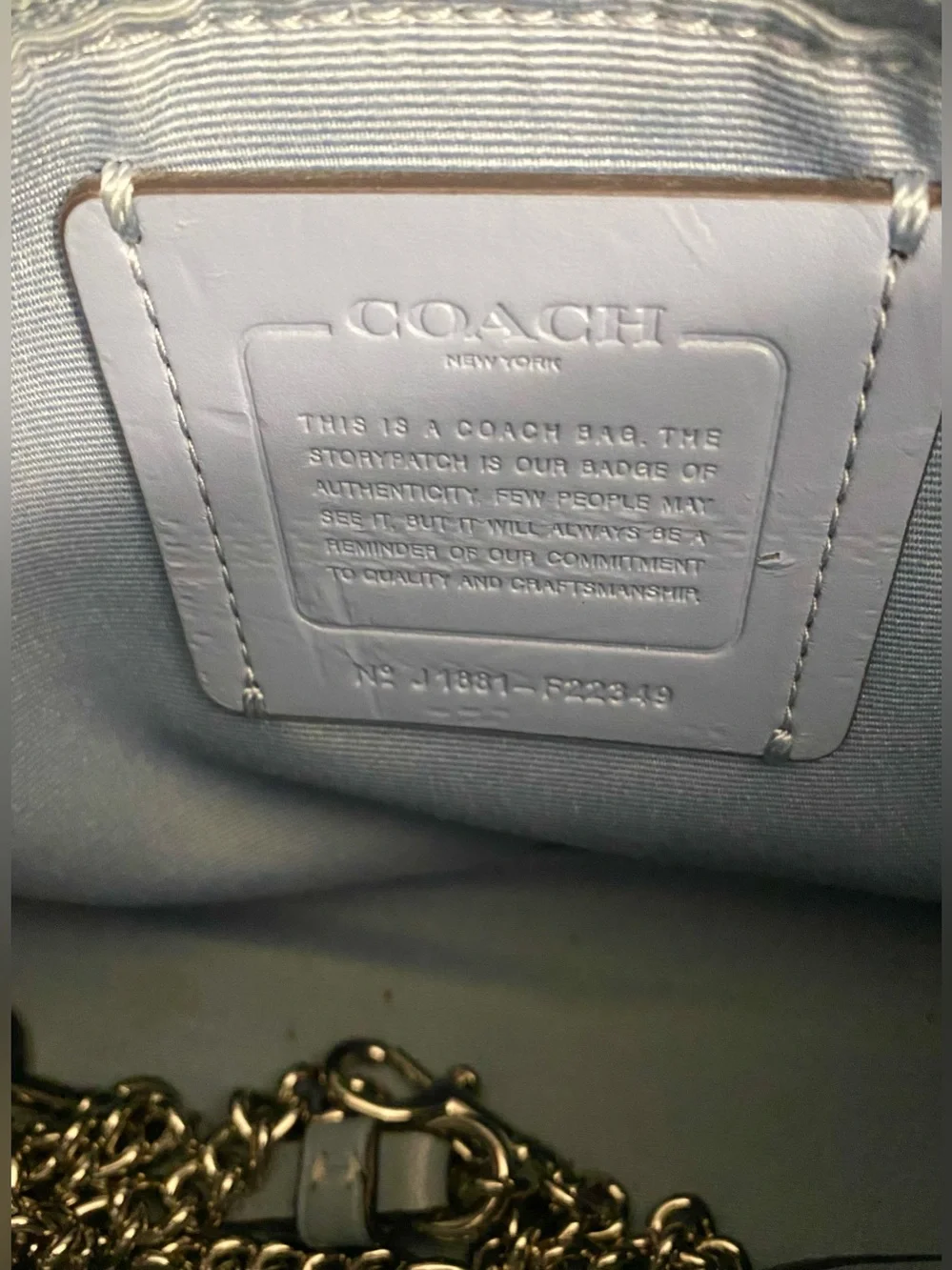 Coach Faye Turnlock Leather and Suede Crossbody Bag